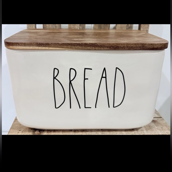 Rae Dunn Other - Rae Dunn Bread Box Wooden Lid